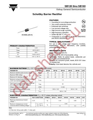 SB140-E3/73 datasheet  